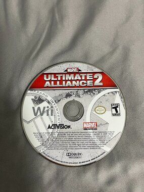 Marvel Ultimate Alliance 2 - NINTENDO WII (works on Wii-U) - GAME DISC ONLY !!